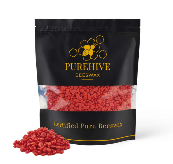 Beeswax Pellets - Red