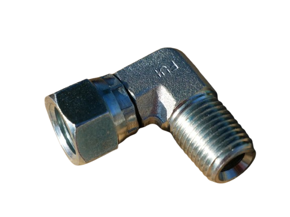 Binks 1/4" NPS (F) X 1/4" NPT 90 Degree Swivel Elbow Adapter