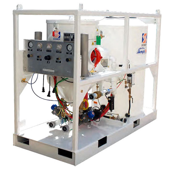 Schmidt AmphiBlast 4.5 CF Pneumatic Wet Dry Abrasive Blast System (80 Gallon)