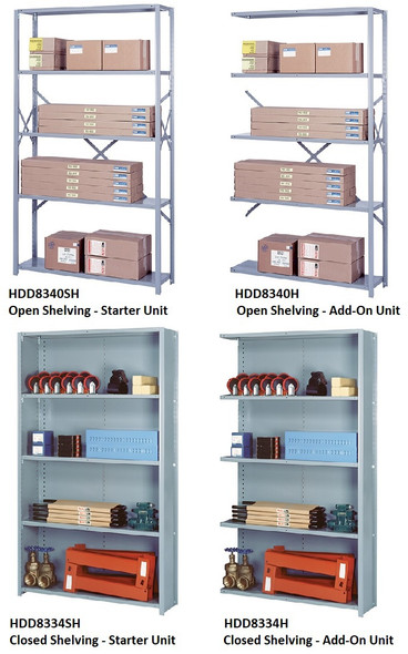 48" Wide Industrial Shelving - Extra Shelves