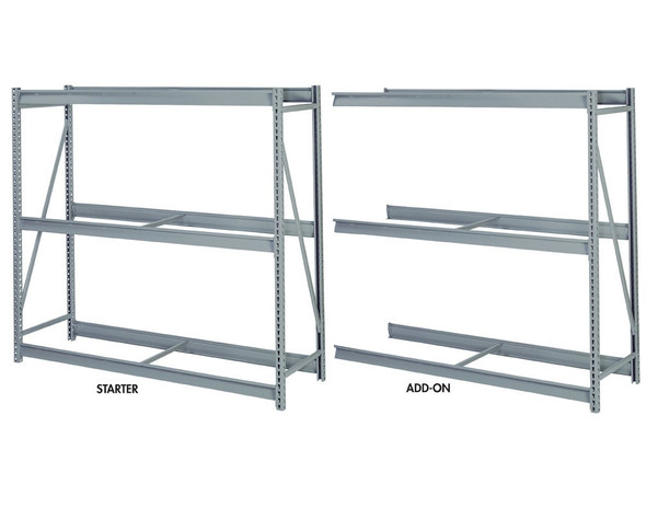 72" High Pre-Engineered Bulk Storage Racks