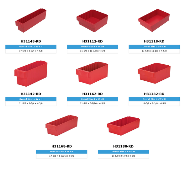 Akrodrawers - Red
