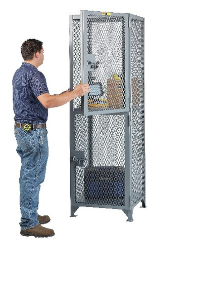All-Welded Two Compartment Compact Storage Locker