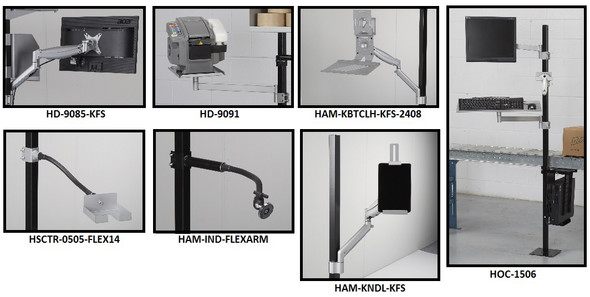 Basic Laminate Worktable - Accessories