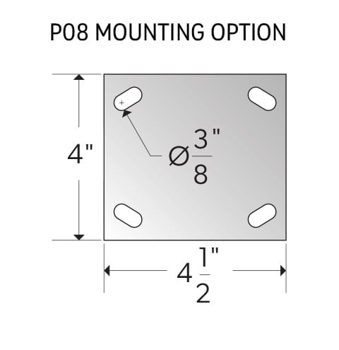 Casterdepot Top Plate Casters - Pneumatic Wheel - Capacities Up To 450 Lbs.