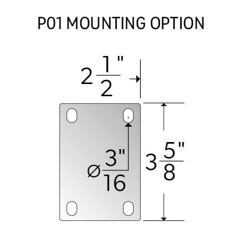 Casterdepot Top Plate Casters - Solid Urethane Wheel - Capacities Up To 350 Lbs.