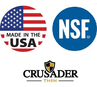 Crusader Thin Trash Cans - Accessories