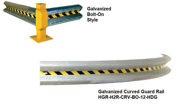Galvanized Bolt-On Guard Rail