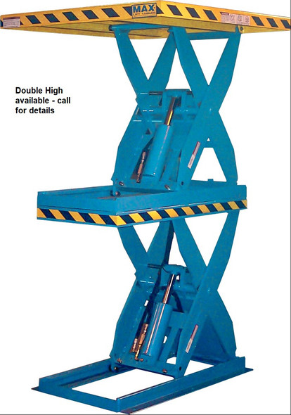 Max-Lift Scissor Lift Table Double Wide