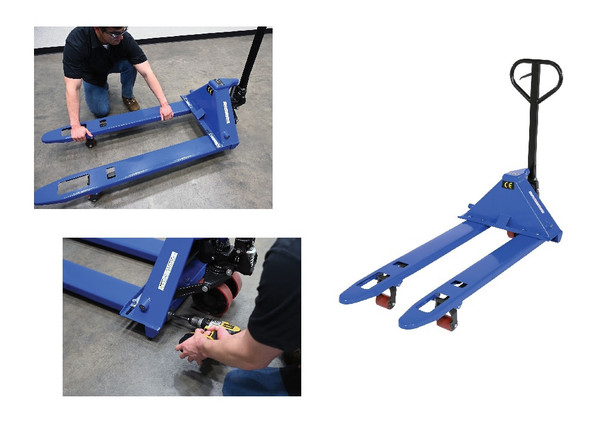 Pallet Truck With Adjustable Forks
