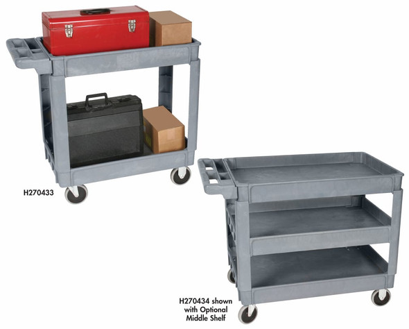 Polypropylene Service Carts
