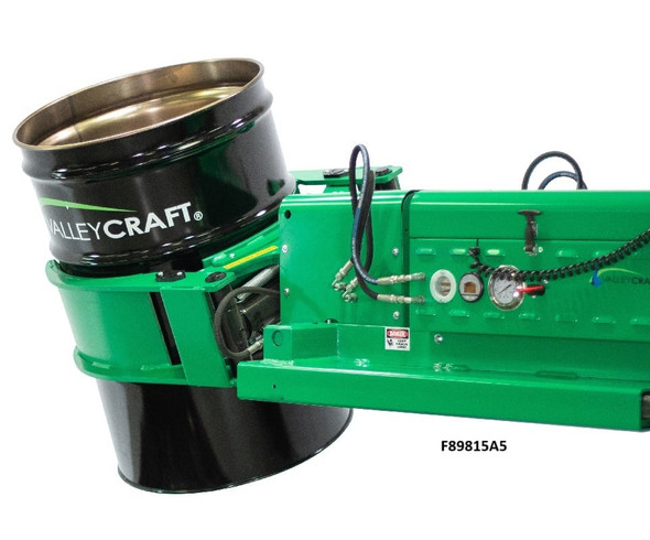 Powered Drum Forklift Attachment