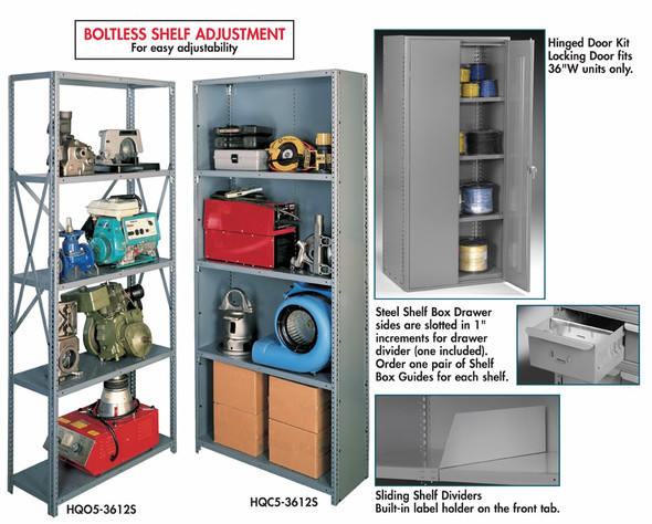Tennsco Q-Line Industrial Shelving