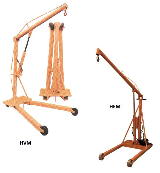 V-Master And Econo-Master Mobile Hydraulic Floor Cranes