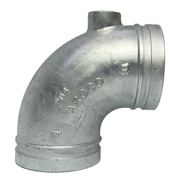 Galvanized Grooved Drain Elbow