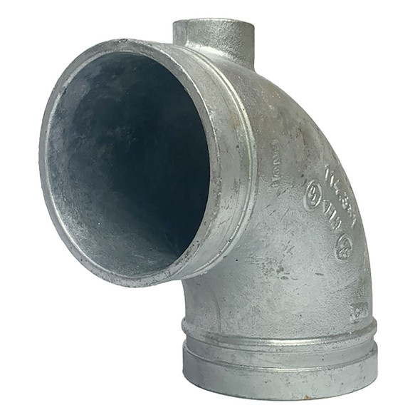Galvanized Grooved Drain Elbow