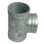Galvanized Grooved Short Radius Tee