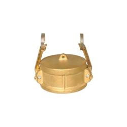 Type DC Brass Cam & Groove Dust Cap Female Camlock