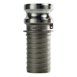 Type E SS Cam & Groove Adapter Male Camlock x Hose Shank