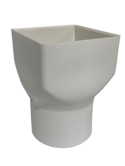 PVC Downspout Adapter x Male ADS Spigot Concentric