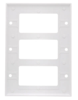 White 3-Gang Decora GFCI Wall Plate