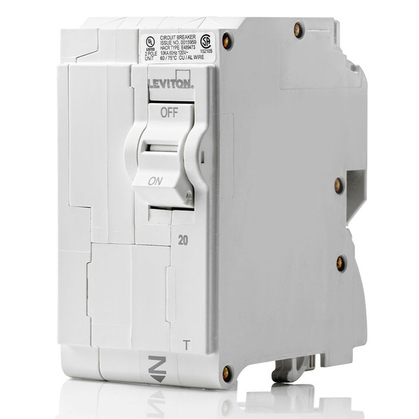 20A 2-Pole Standard Thermal Magnetic Branch Circuit Breaker