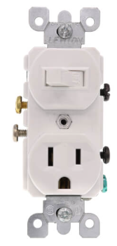 Single Pole Duplex AC Combination Switch