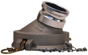 3" API Gravity Drop Adapter 22.5 Degree Aluminum Offloading Spout