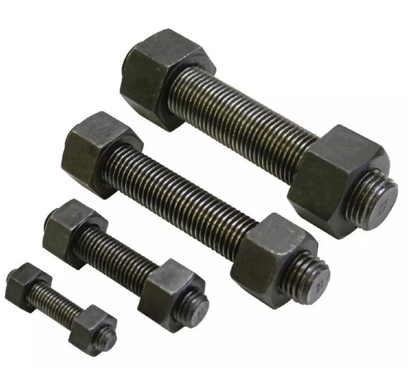 B7 Plain Studs with 2H Heavy Hex Nuts