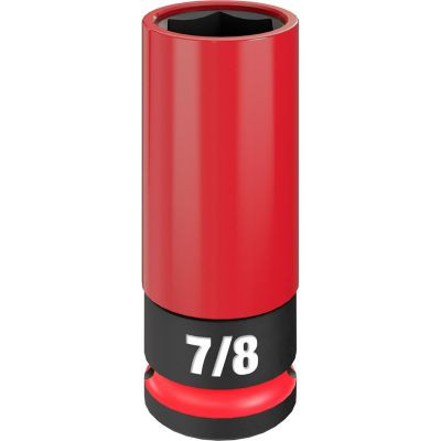 Milwaukee Tool SHOCKWAVE Impact Duty 1/2 Drive 7/8" SAE Lug Nut Wheel Socket