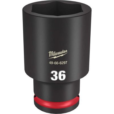 Milwaukee Tool SHOCKWAVE Impact Duty 1/2"Drive 36MM Deep 6 Point Socket