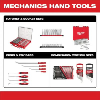 Milwaukee Tool 12pc 3/8" Drive SAE Socket Set