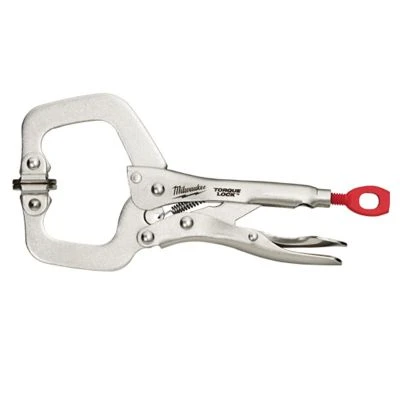 Milwaukee Tool 6" Locking C-Clamp Swivel Jaws