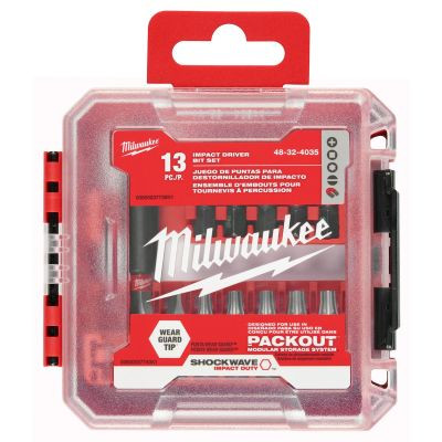 Milwaukee Tool SHOCKWAVE Impact Duty Driver Bit Set - 13PC