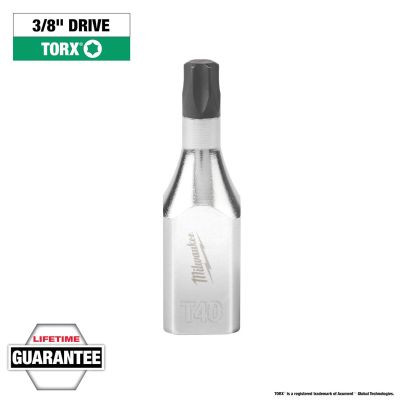 Milwaukee Tool 3/8" Drive T40 TORX Bit Socket