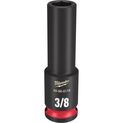 Milwaukee Tool SHOCKWAVE Impact Duty 3/8"Drive 3/8" Deep 6 Point Socket