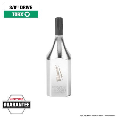 Milwaukee Tool 3/8" Drive T25 TORX Bit Socket