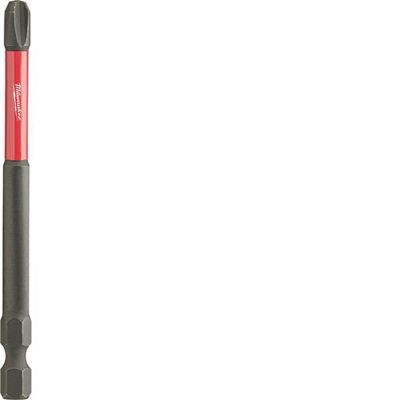 Milwaukee Tool SHOCKWAVE Power Bit Phillips #3 89mm (3-1/2")