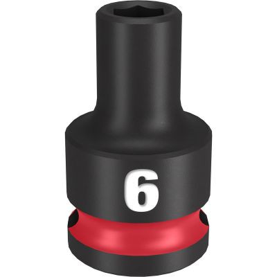 Milwaukee Tool SHOCKWAVE Impact Duty 3/8"Drive 6MM Standard 6 Point Socket