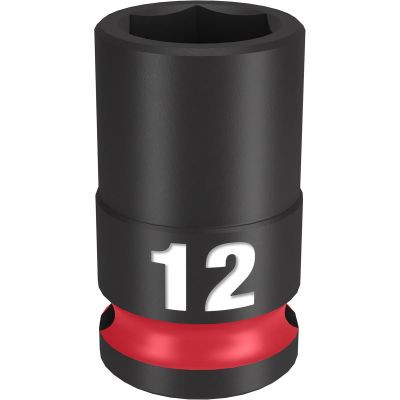 Milwaukee Tool SHOCKWAVE Impact Duty 3/8"Drive 12MM Standard 6 Point Socket
