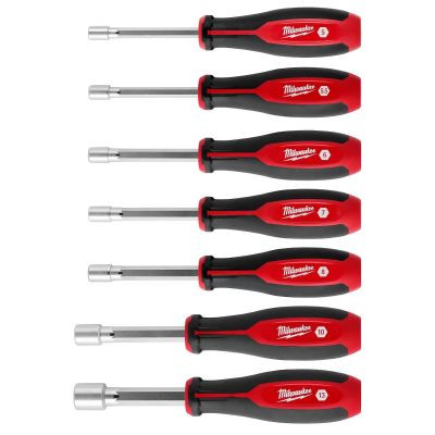 Milwaukee Tool 7pc Metric HollowCore Magnetic Nut Driver Set