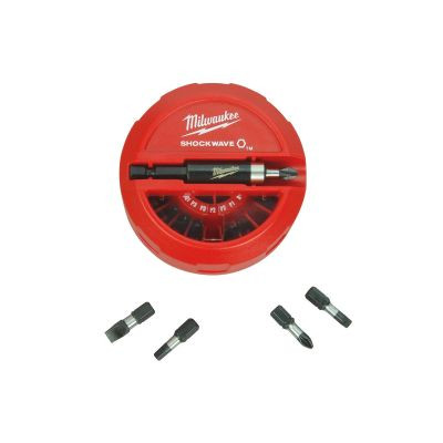 Milwaukee Tool SHOCKWAVE IMP DUTY DRIVER 22-PC BITS IN PUCK