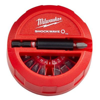 Milwaukee Tool SHOCKWAVE IMP DUTY DRIVER 22-PC BITS IN PUCK