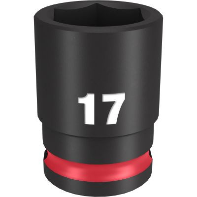 Milwaukee Tool SHOCKWAVE Impact Duty 3/8"Drive 17MM Standard 6 Point Socket