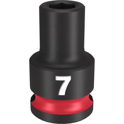 Milwaukee Tool SHOCKWAVE Impact Duty 3/8"Drive 7MM Standard 6 Point Socket