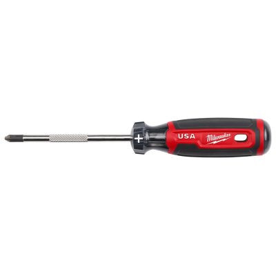 Milwaukee Tool #2 Phillips 4" Cushion Grip Screwdriver (USA)
