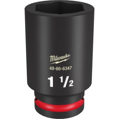 Milwaukee Tool SHOCKWAVE Impact Duty 3/4"Drive 1-1/2" Deep 6 Point Socket