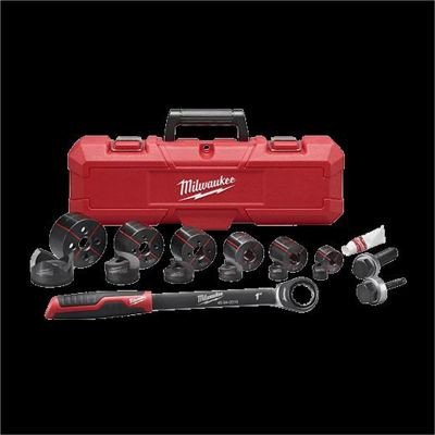 Milwaukee Tool EXACT 1/2" to 2" Hand Ratchet Knockout Set