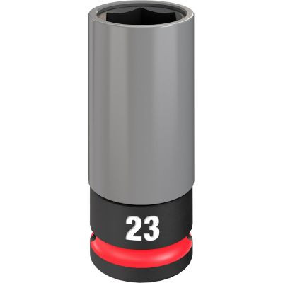 Milwaukee Tool SHOCKWAVE Impact Duty 1/2 Drive 23MM Metric Lug Nut Wheel Socket