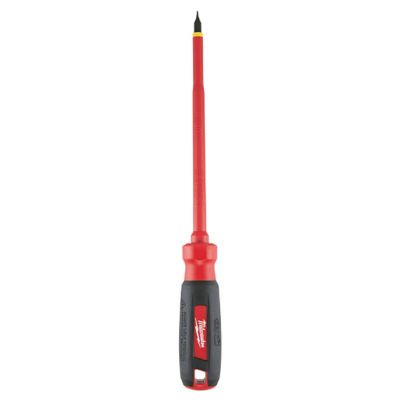 Milwaukee Tool 3/16" CABINET - 6" 1000V INSULATED SCREWDRIVER
